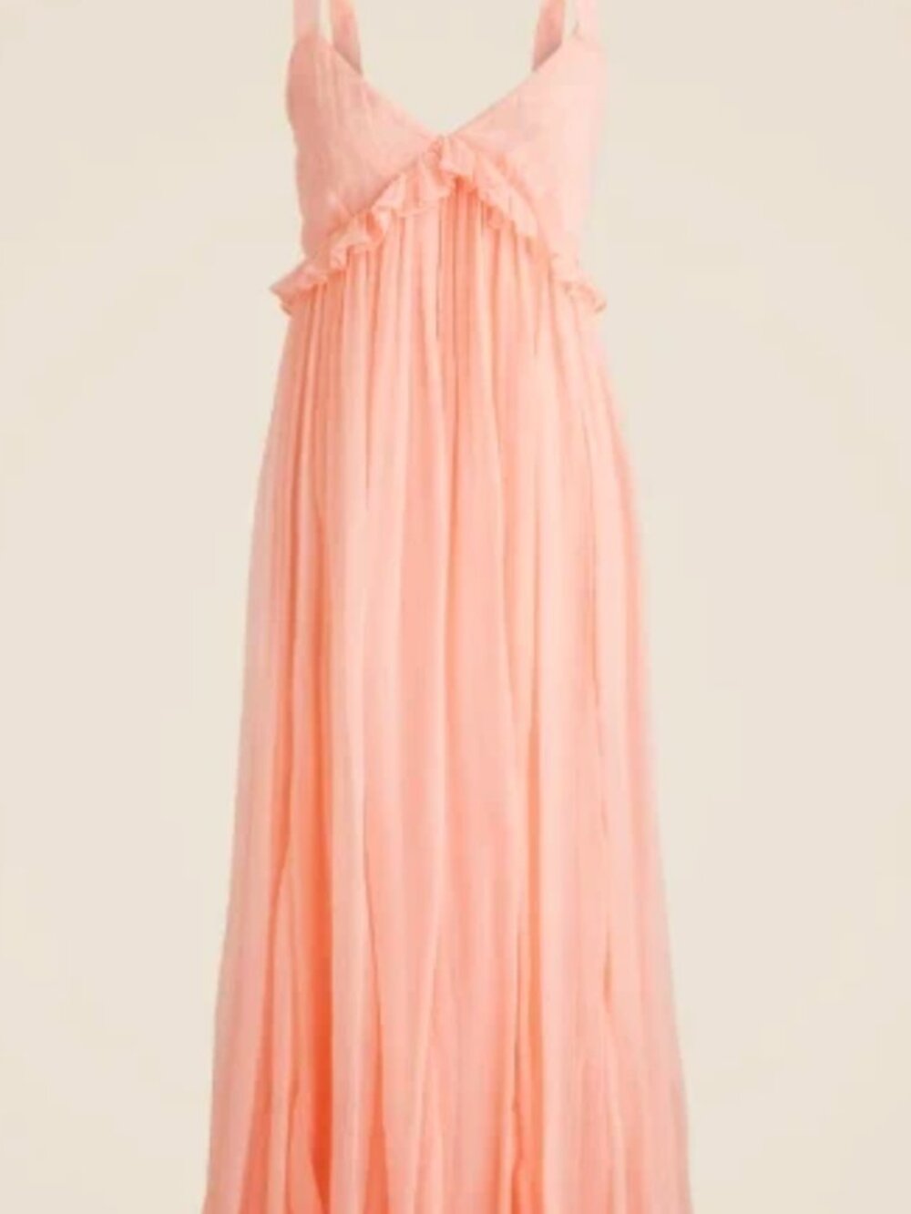 J. Crew Collection Ruffle-Trim Midi Dress - NWT